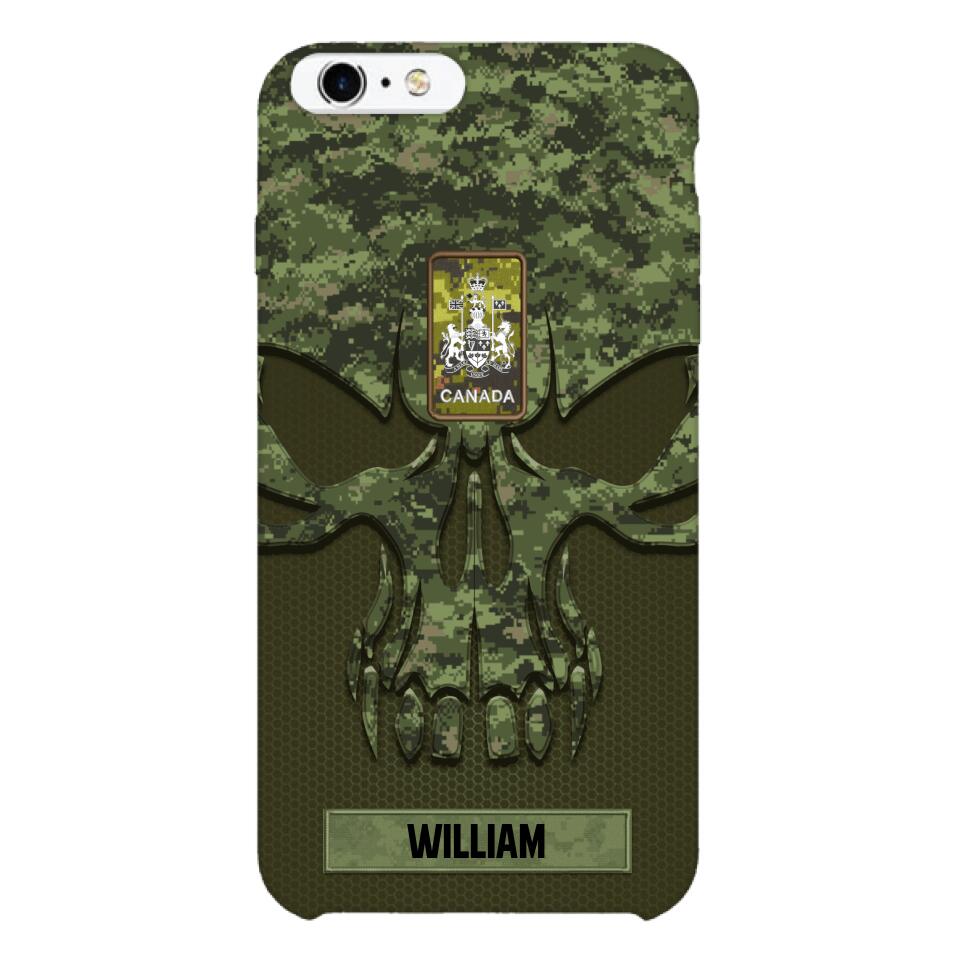 Personalized Canadian Soldier Phone Case Printed 22MAY-DT09