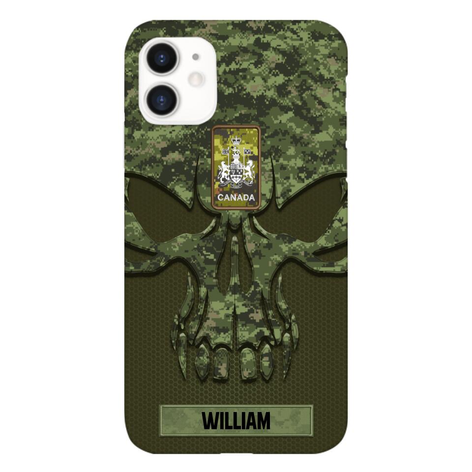 Personalized Canadian Soldier Phone Case Printed 22MAY-DT09