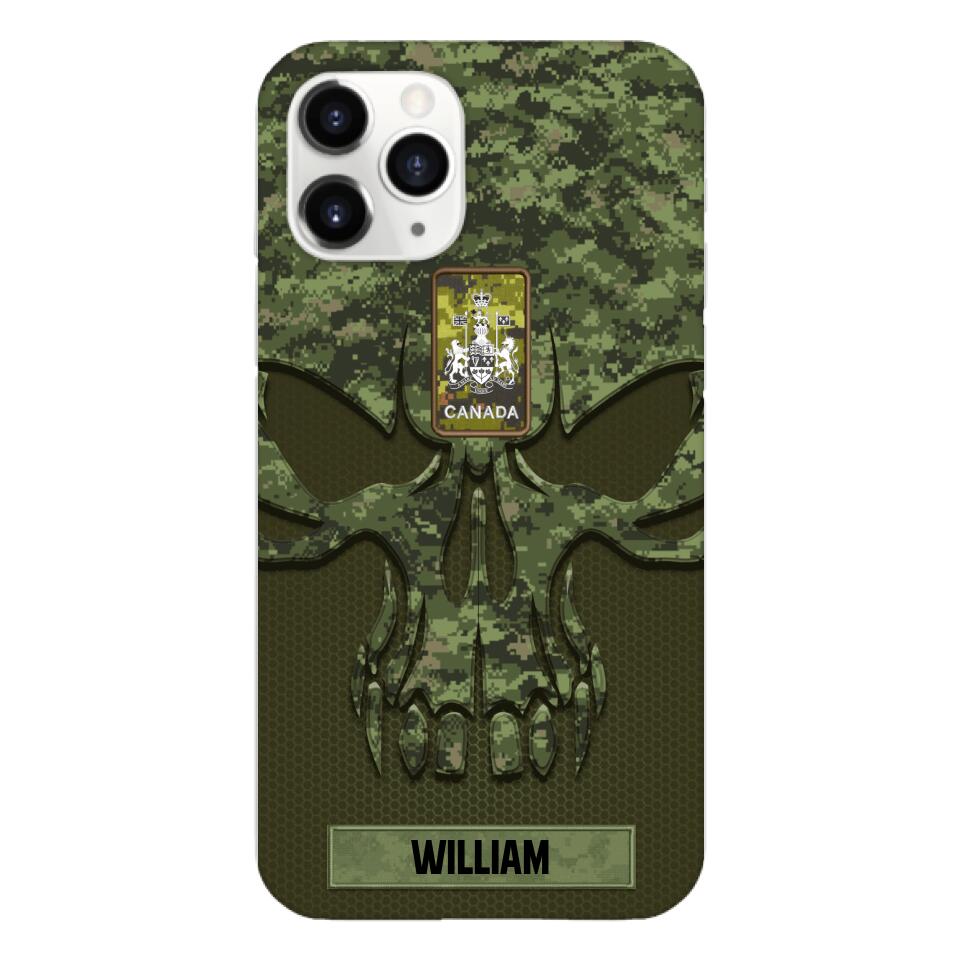 Personalized Canadian Soldier Phone Case Printed 22MAY-DT09