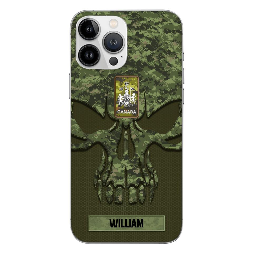Personalized Canadian Soldier Phone Case Printed 22MAY-DT09