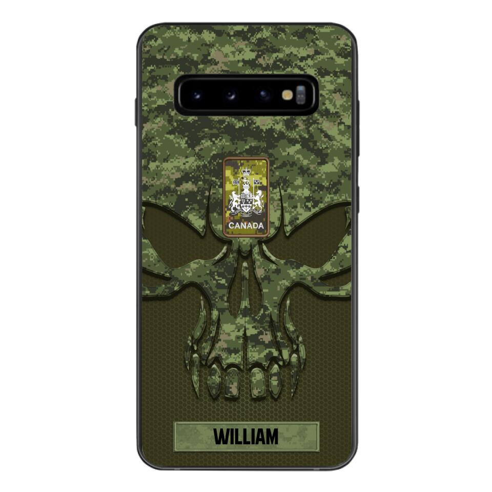 Personalized Canadian Soldier Phone Case Printed 22MAY-DT09