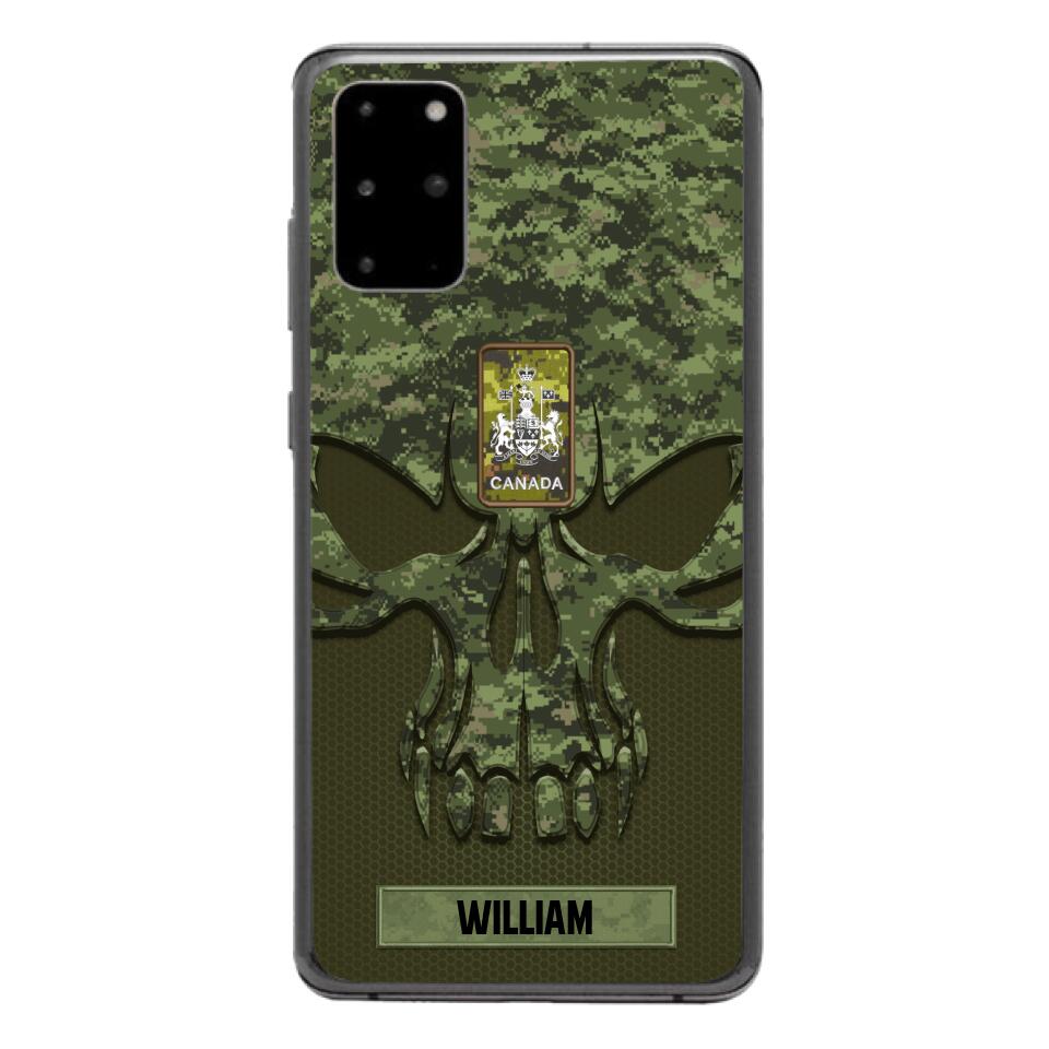 Personalized Canadian Soldier Phone Case Printed 22MAY-DT09
