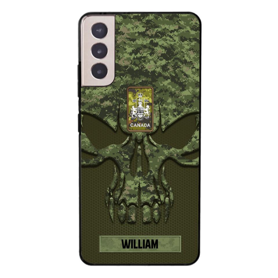 Personalized Canadian Soldier Phone Case Printed 22MAY-DT09