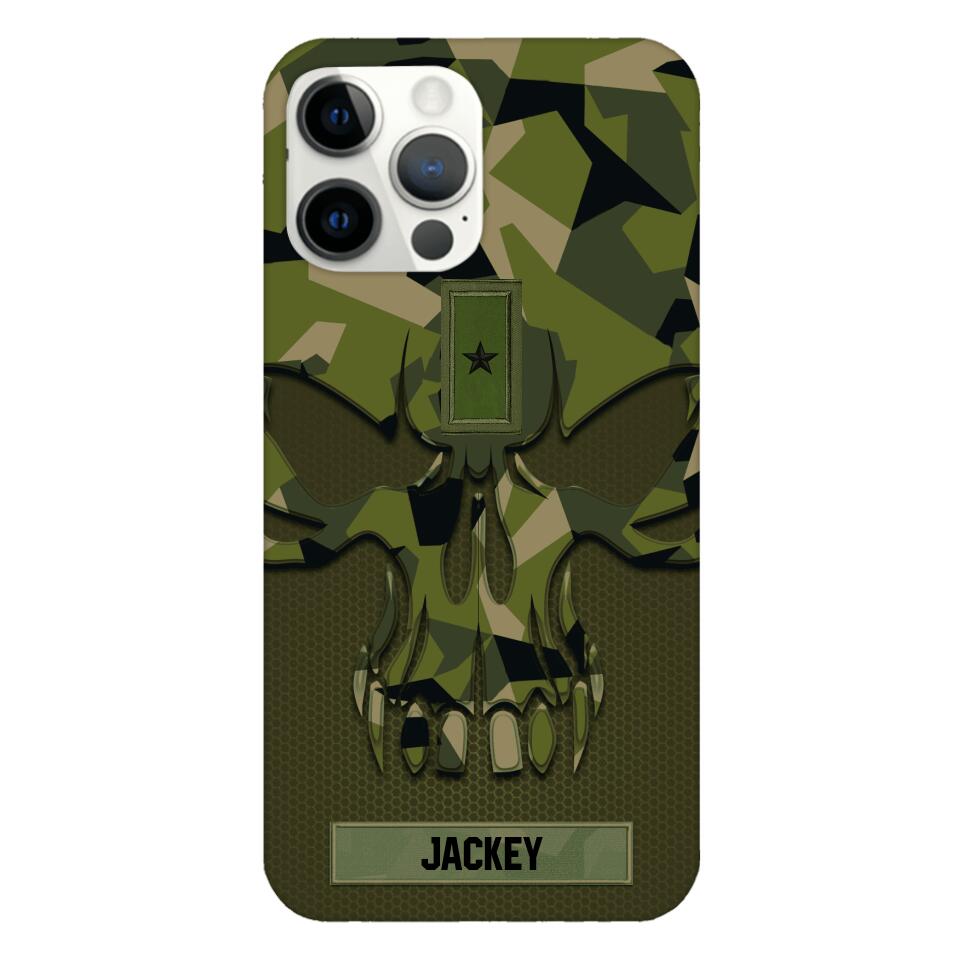 Personalized Swedish Solider Camo Phone Case Printed 22MAY-DT09