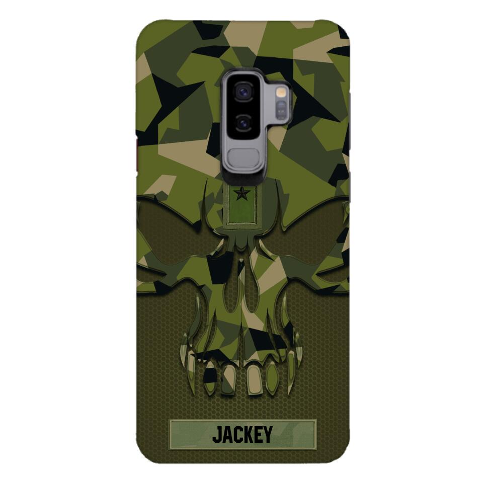 Personalized Swedish Solider Camo Phone Case Printed 22MAY-DT09