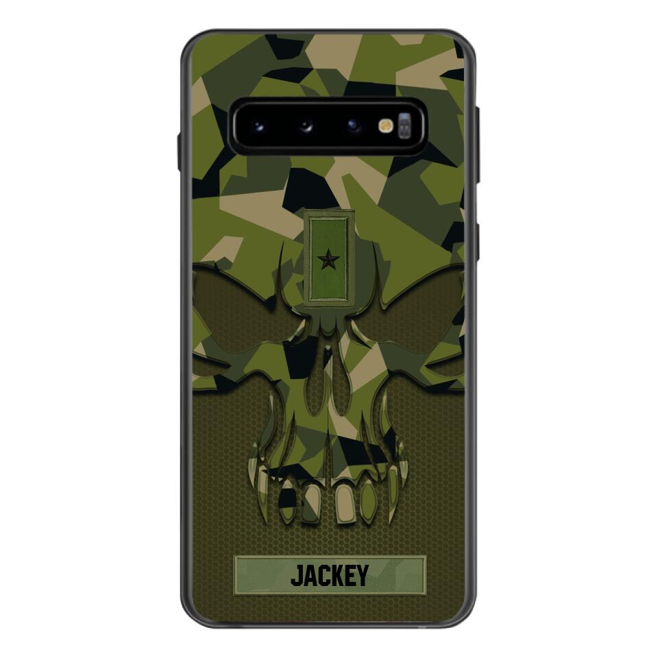 Personalized Swedish Solider Camo Phone Case Printed 22MAY-DT09