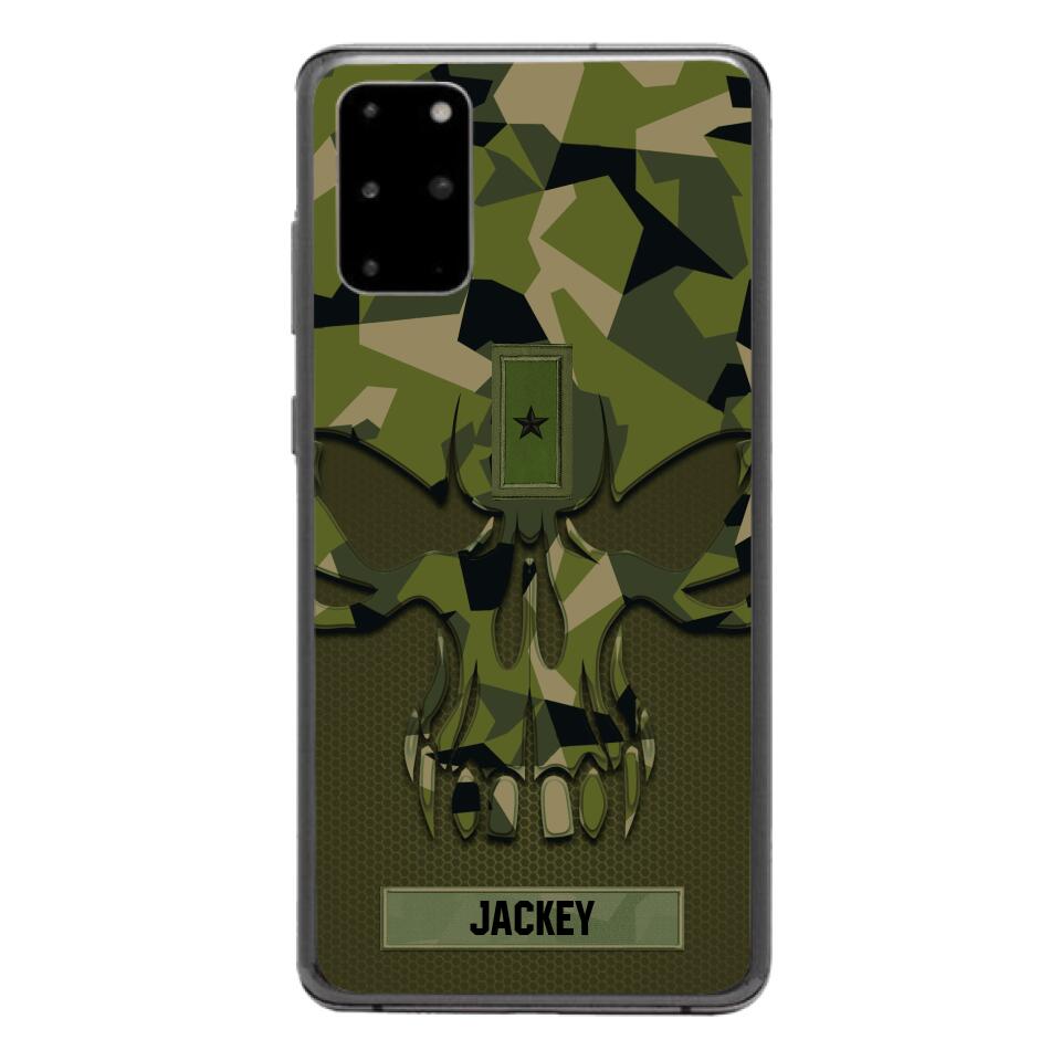 Personalized Swedish Solider Camo Phone Case Printed 22MAY-DT09