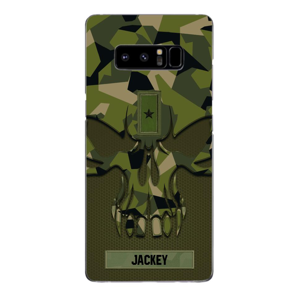 Personalized Swedish Solider Camo Phone Case Printed 22MAY-DT09