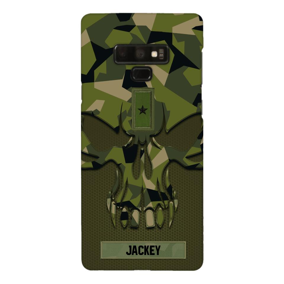 Personalized Swedish Solider Camo Phone Case Printed 22MAY-DT09