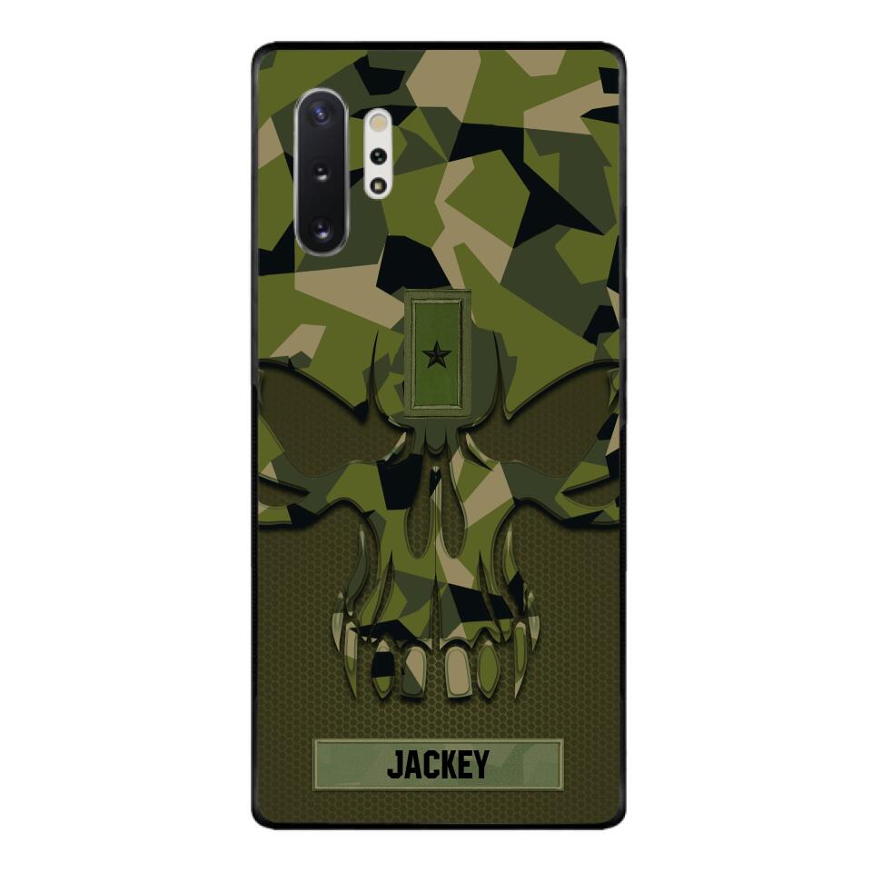 Personalized Swedish Solider Camo Phone Case Printed 22MAY-DT09