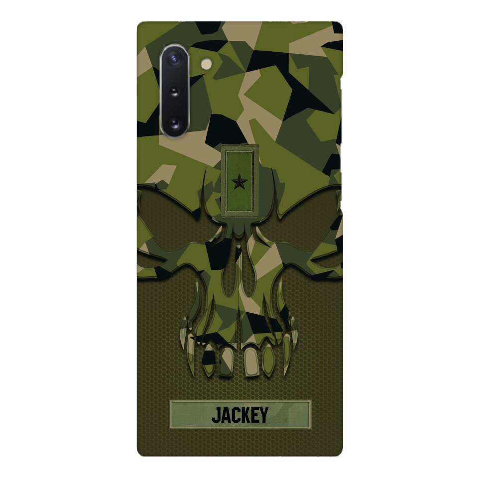 Personalized Swedish Solider Camo Phone Case Printed 22MAY-DT09