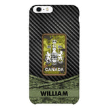 Personalized Canadian Soldier Phone Case Camo Printed 22MAY-HC09