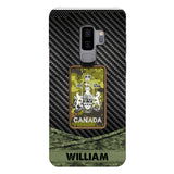 Personalized Canadian Soldier Phone Case Camo Printed 22MAY-HC09