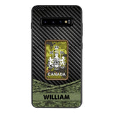 Personalized Canadian Soldier Phone Case Camo Printed 22MAY-HC09