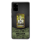 Personalized Canadian Soldier Phone Case Camo Printed 22MAY-HC09