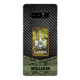 Personalized Canadian Soldier Phone Case Camo Printed 22MAY-HC09