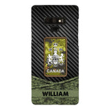 Personalized Canadian Soldier Phone Case Camo Printed 22MAY-HC09