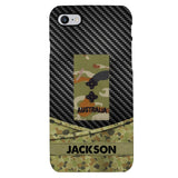 Personalized Australian Soldier Phone Case Camo Printed 22MAY-HC09