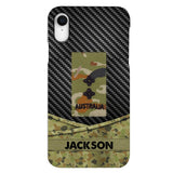 Personalized Australian Soldier Phone Case Camo Printed 22MAY-HC09