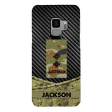 Personalized Australian Soldier Phone Case Camo Printed 22MAY-HC09