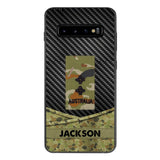 Personalized Australian Soldier Phone Case Camo Printed 22MAY-HC09