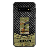 Personalized Australian Soldier Phone Case Camo Printed 22MAY-HC09
