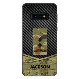 Personalized Australian Soldier Phone Case Camo Printed 22MAY-HC09