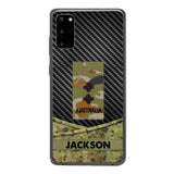 Personalized Australian Soldier Phone Case Camo Printed 22MAY-HC09