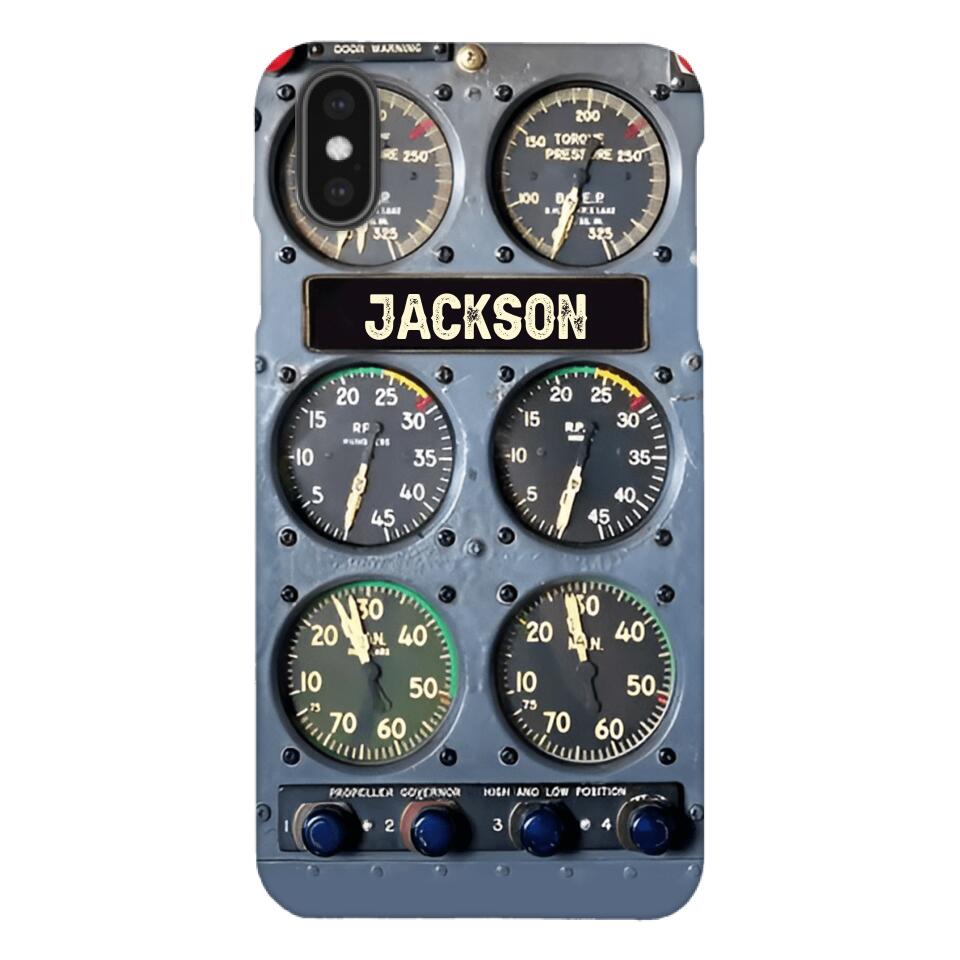 PERSONALIZED PILOT GIFT PHONECASE NQDT0905