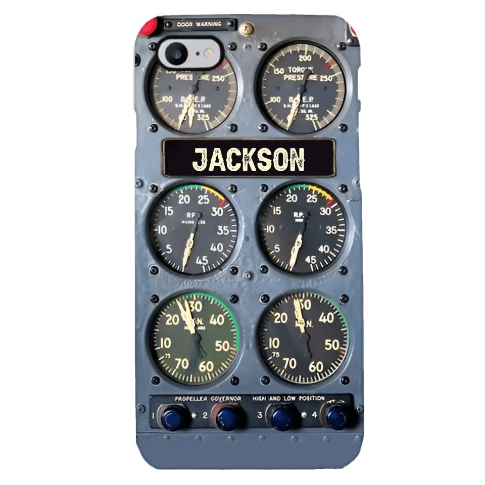 PERSONALIZED PILOT GIFT PHONECASE NQDT0905