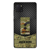 Personalized Australian Soldier Phone Case Camo Printed 22MAY-HC09