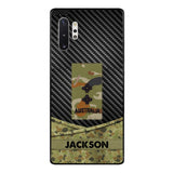 Personalized Australian Soldier Phone Case Camo Printed 22MAY-HC09