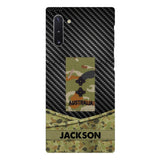 Personalized Australian Soldier Phone Case Camo Printed 22MAY-HC09