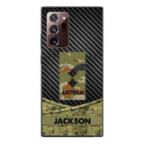 Personalized Australian Soldier Phone Case Camo Printed 22MAY-HC09