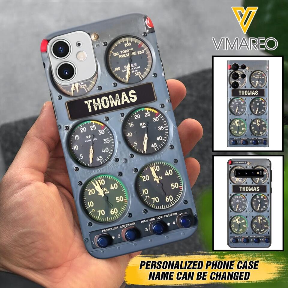 PERSONALIZED PILOT GIFT PHONECASE NQDT0905