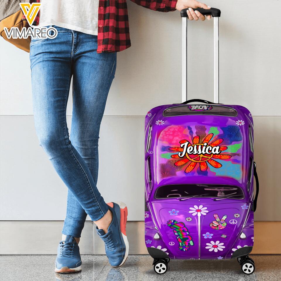 DH Personalized Hippie Luggage Cover Printed HQ0905