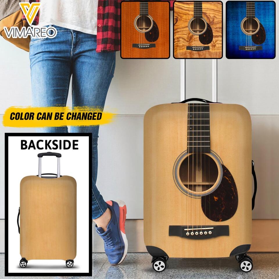 DH Personalized Guitar Luggage Cover Printed DT1005