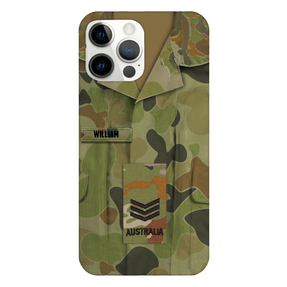 Personalized Australian Soldier Camo Printed 22MAY-DT10