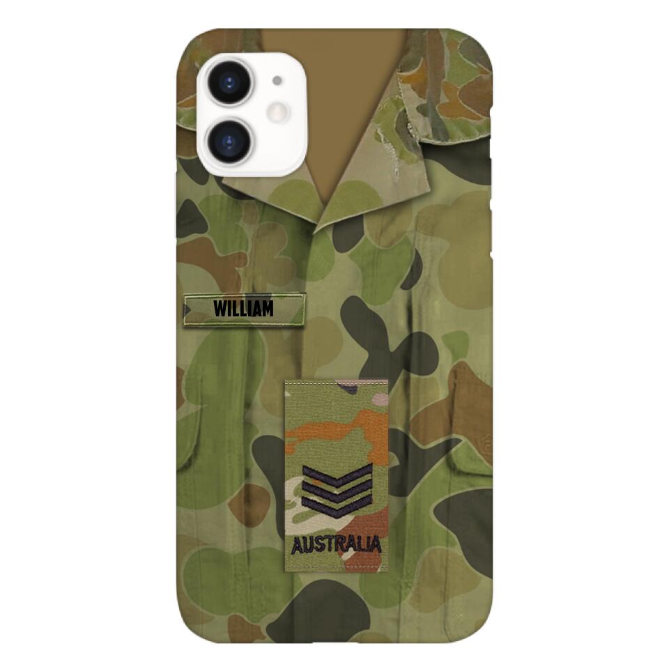 Personalized Australian Soldier Camo Printed 22MAY-DT10
