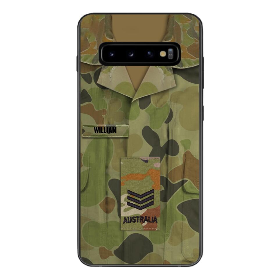 Personalized Australian Soldier Camo Printed 22MAY-DT10