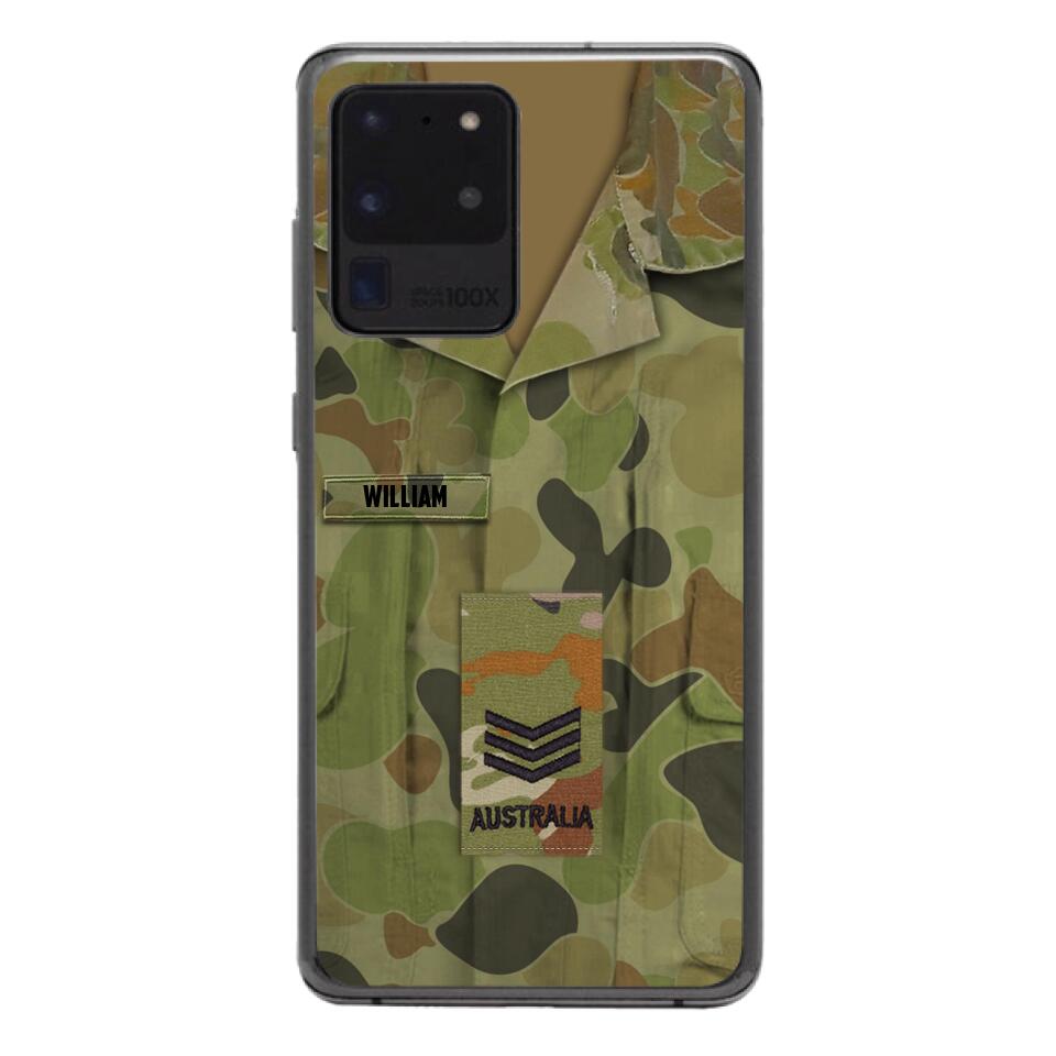 Personalized Australian Soldier Camo Printed 22MAY-DT10