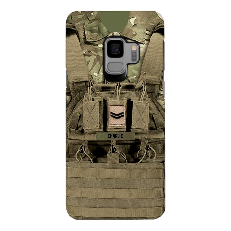 Personalized British Soldier Printed 22MAY-DT10