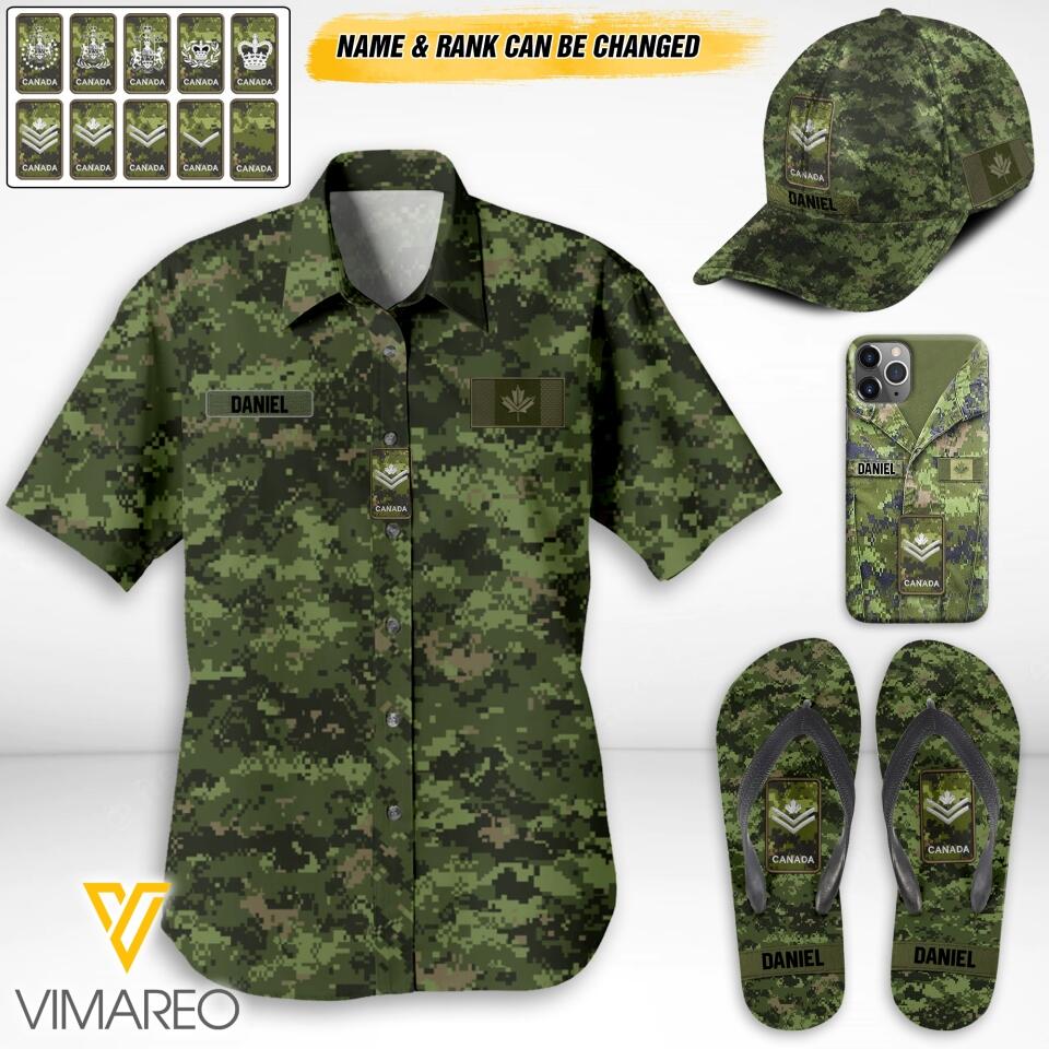 Personalized Canadian Soldier Camo Printed 22MAY-DT10
