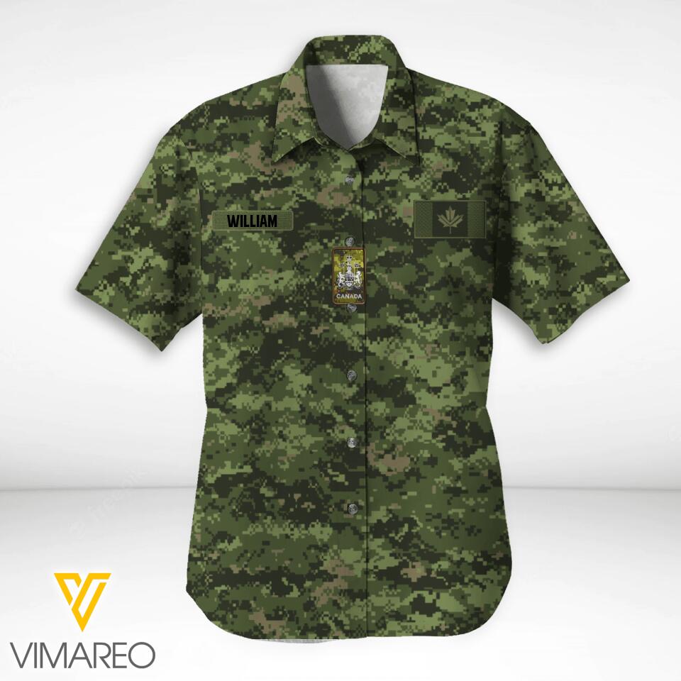 Personalized Canadian Soldier Camo Printed 22MAY-DT10