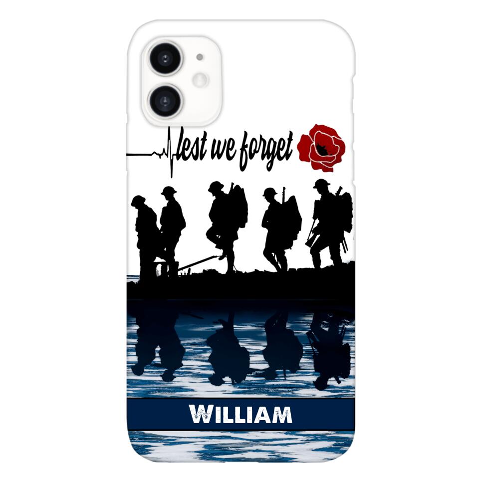 Personalized British Veterans Phone Case Printed 22MAY-LN11