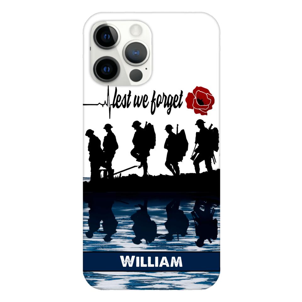 Personalized British Veterans Phone Case Printed 22MAY-LN11