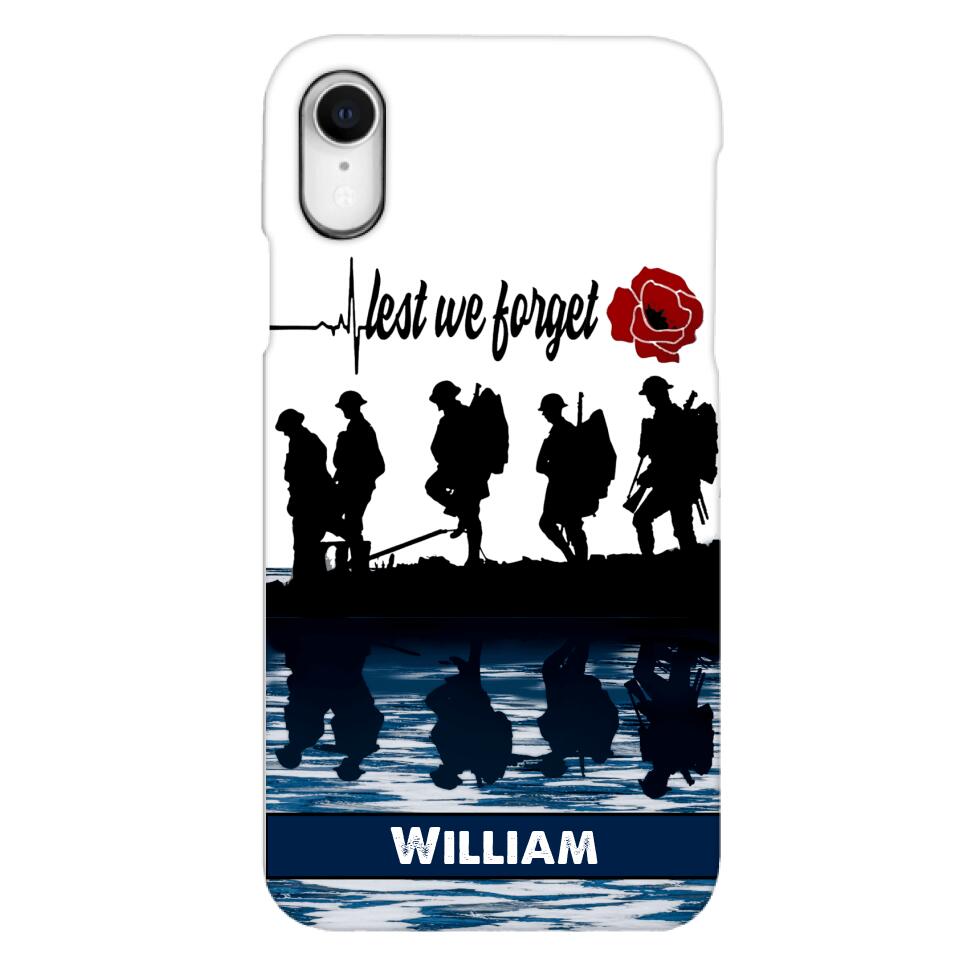 Personalized British Veterans Phone Case Printed 22MAY-LN11