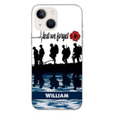 Personalized British Veterans Phone Case Printed 22MAY-LN11