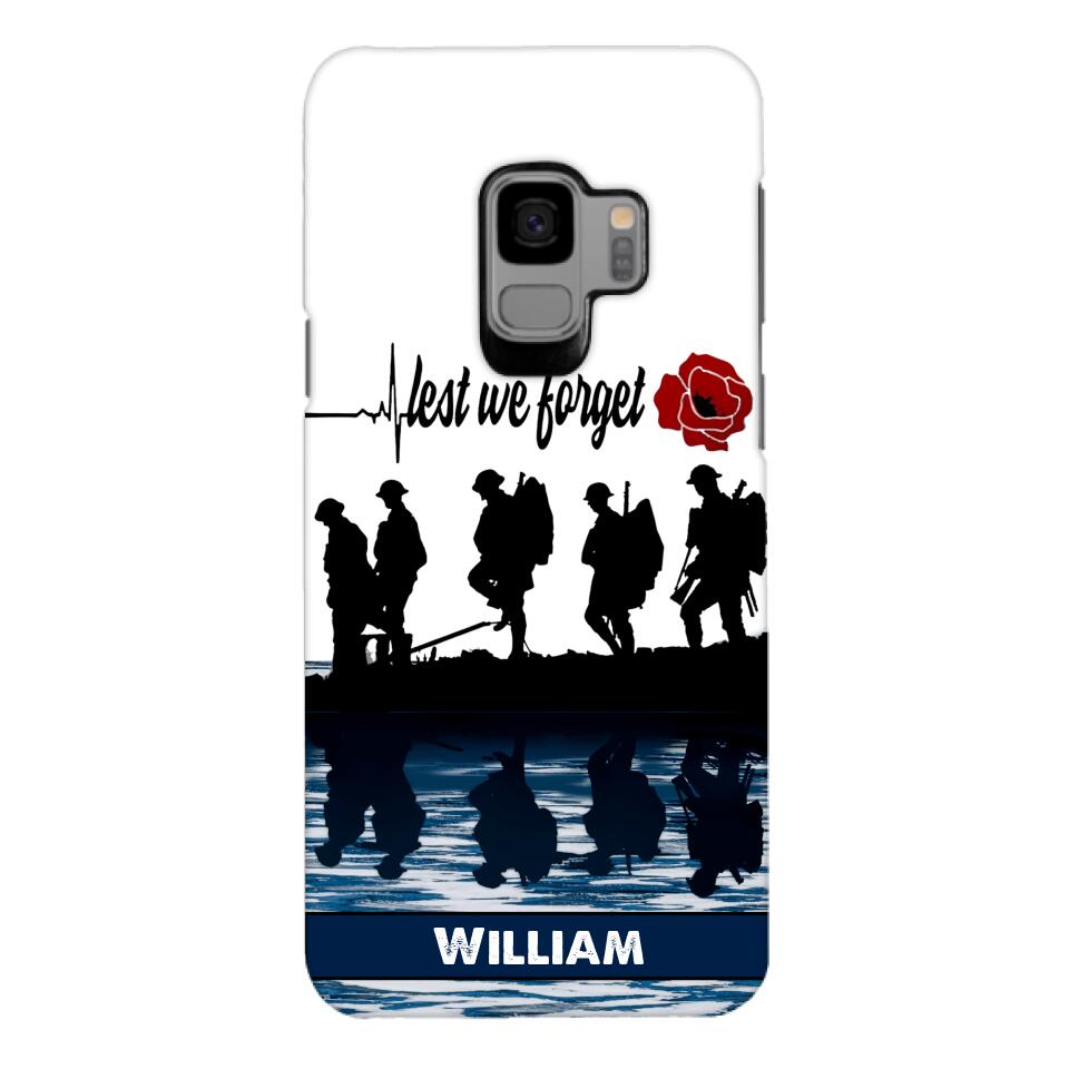 Personalized British Veterans Phone Case Printed 22MAY-LN11