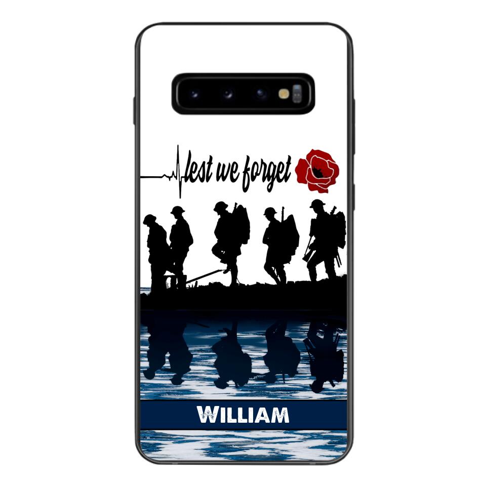 Personalized British Veterans Phone Case Printed 22MAY-LN11